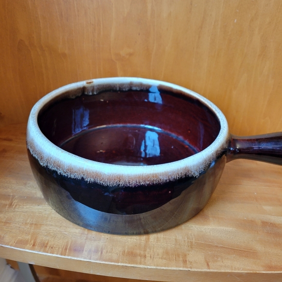 Vintage Pfaltzgraff Brown Drip Bean Pot Cassetole Pan - Picture 2 of 6